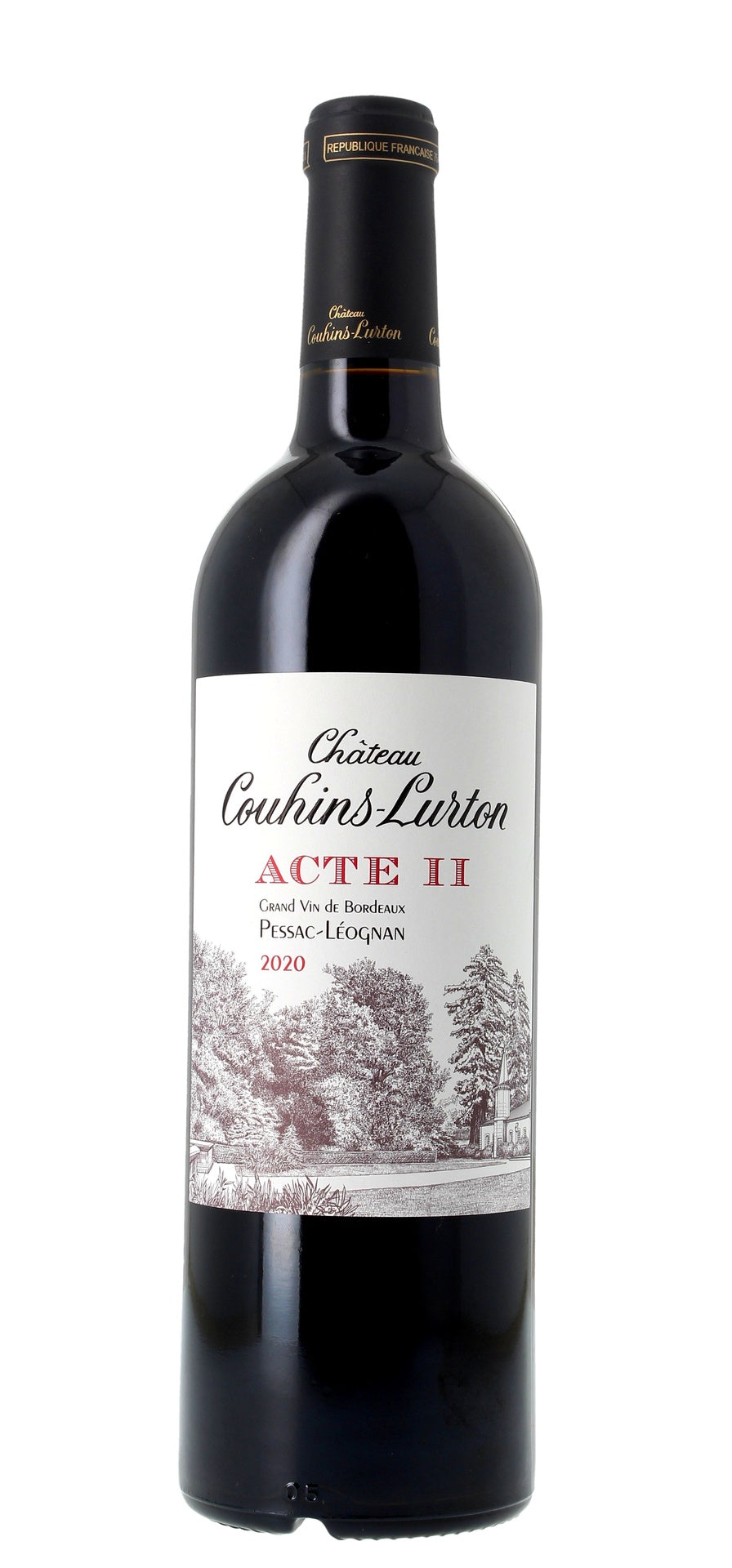 Château Couhins-Lurton - Acte II - AOP Pessac-Léognan - Rouge - 2020