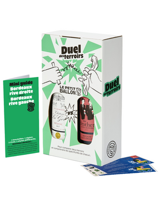 Coffret duel des terroirs Bordeaux