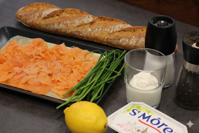 Photo des ingrédients des crostinis
